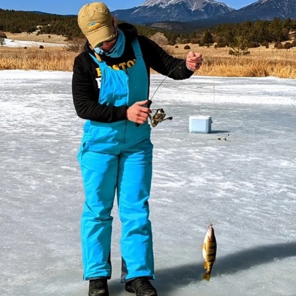 Pants - Bib blue snow ski insulated warm jumpsuit overall snow suit blue warm